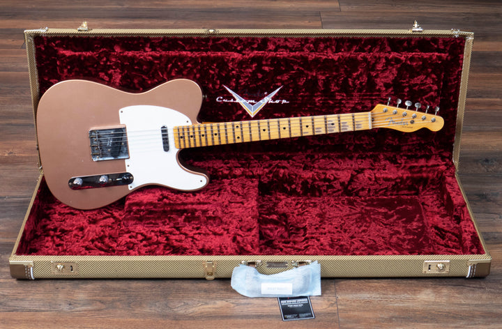 Fender Custom Shop 1955 Telecaster Journeyman Relic, cobre envejecido descolorido