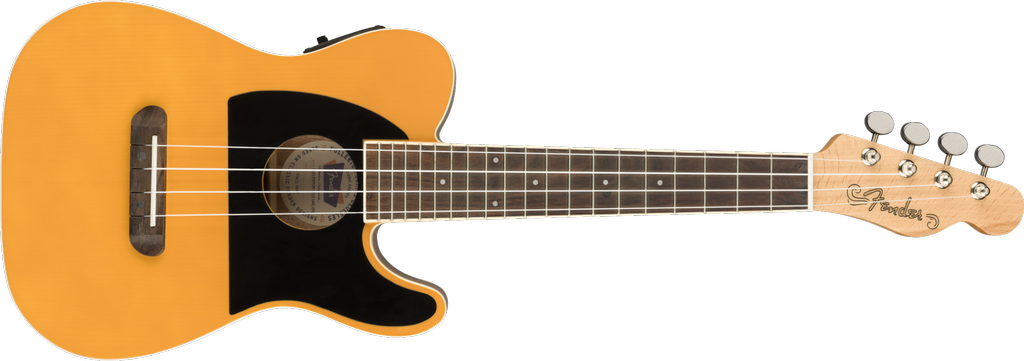 Ukulélé de concert Fender Fullerton Telecaster, couleur caramel