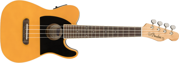 Ukulélé de concert Fender Fullerton Telecaster, couleur caramel