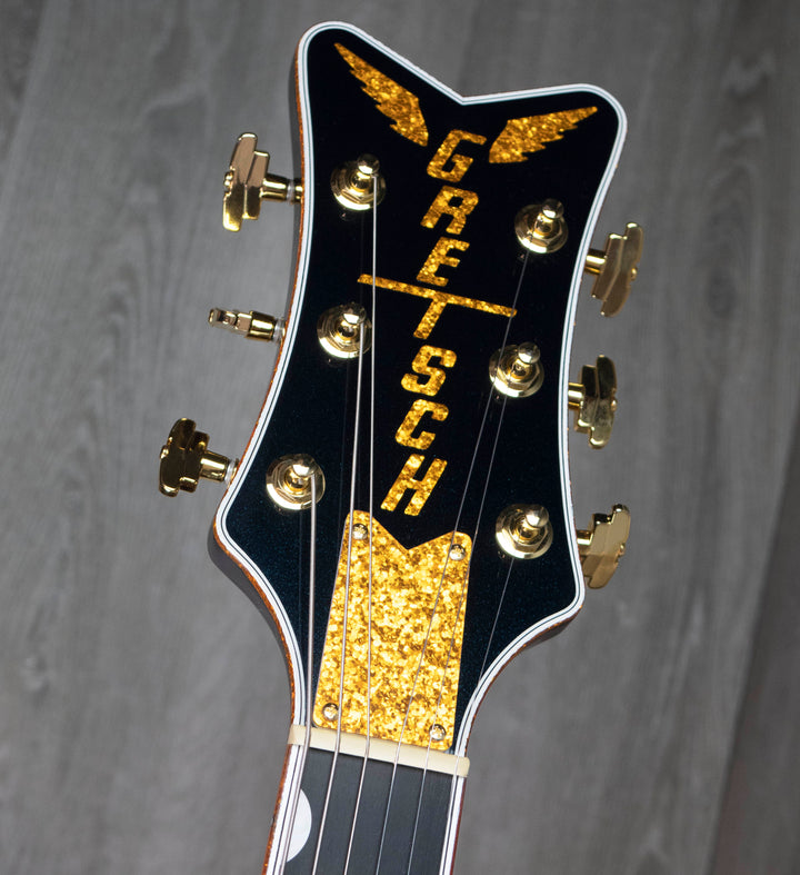 Gretsch G6136TG Players Edition Falcon Hollow Body with String-Thru Bigsby and Gold Hardware, Ebony Fingerboard, Midnight Sapphire