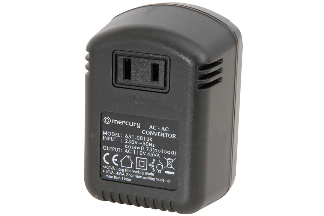 Mercury Step-down Voltage Converter 230V - 110V (45W)