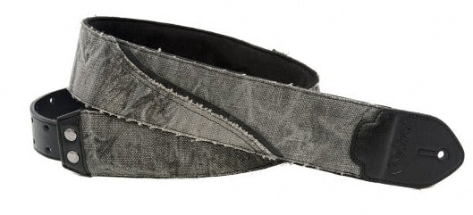 RightOn! Guitar Strap, Funky Collection, Waves Black