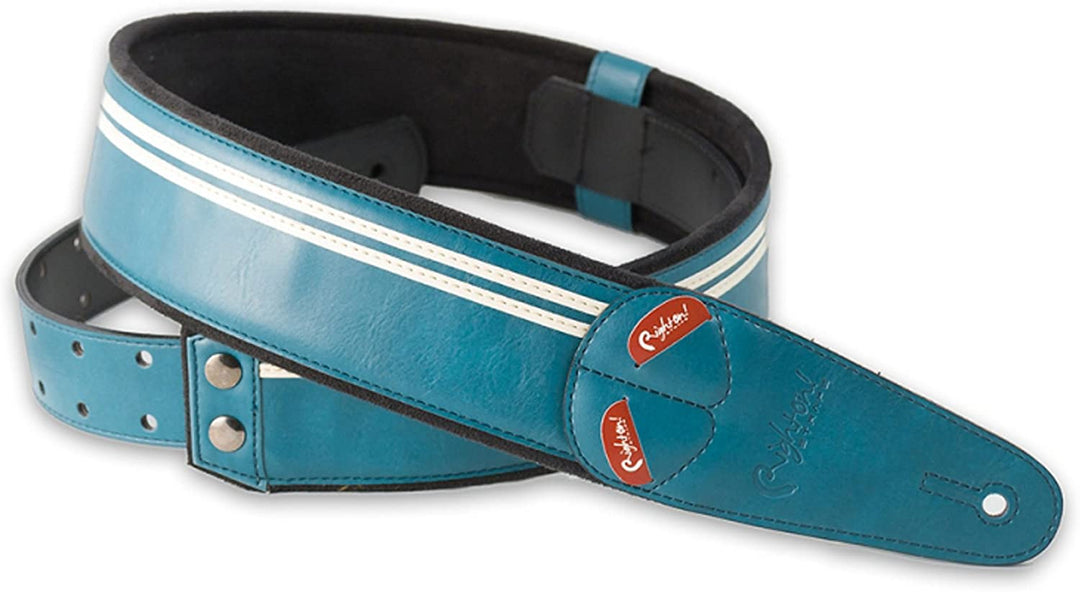 RightOn! Guitar Strap, Mojo Race Teal