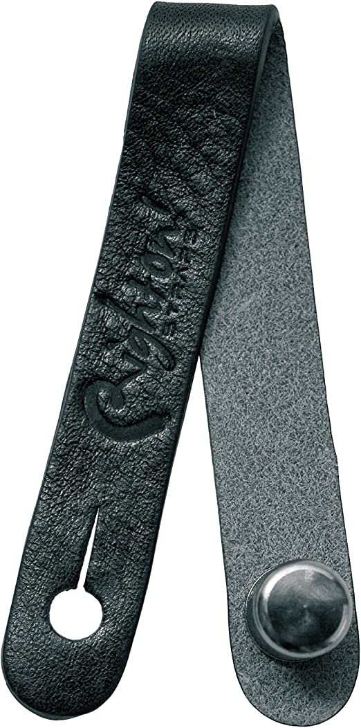 RightOn! Neck Straplink Acoustic Guitar Strap Button, Black