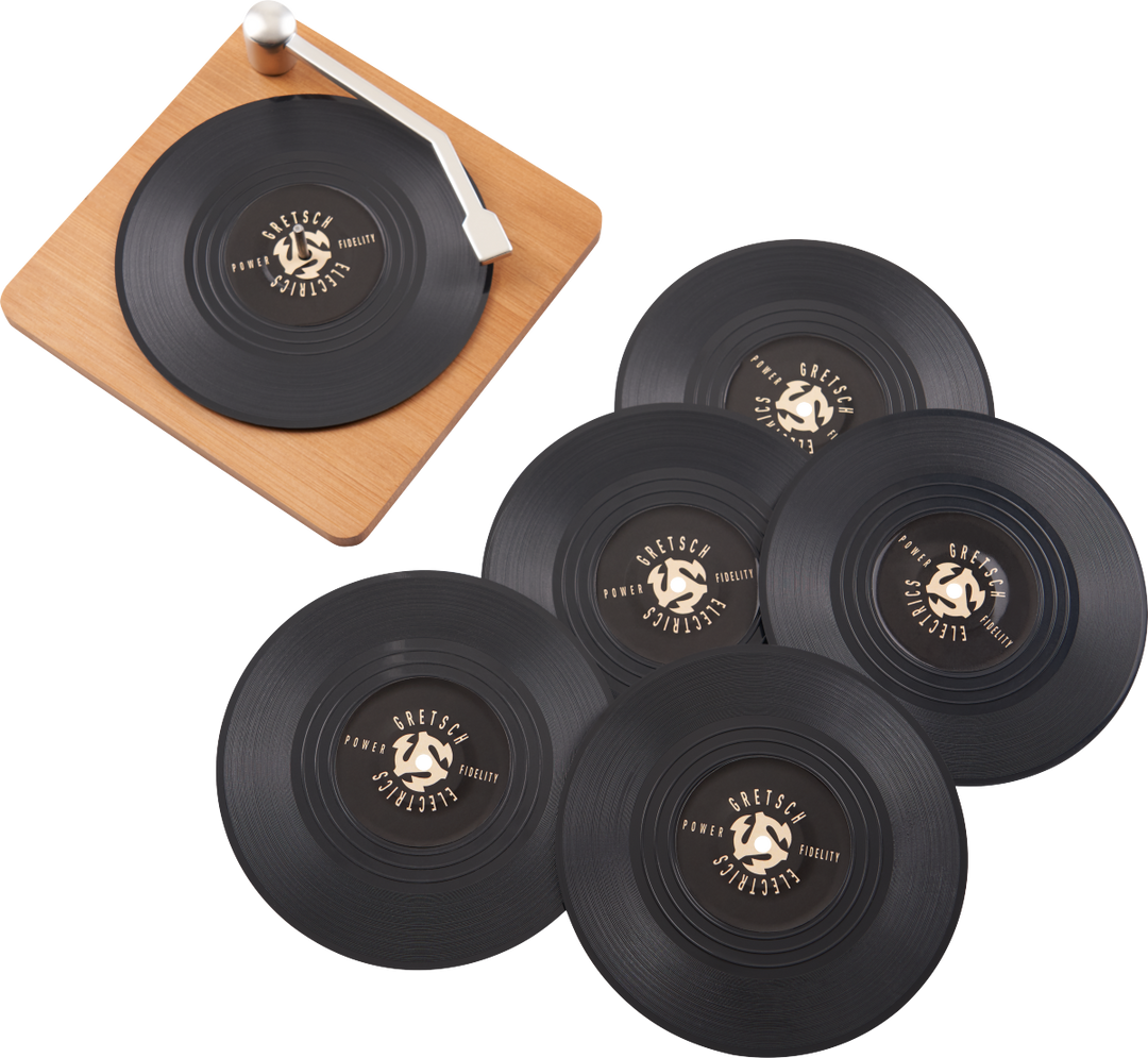 Gretsch Power & Fidelity Vinyl Coaster Set