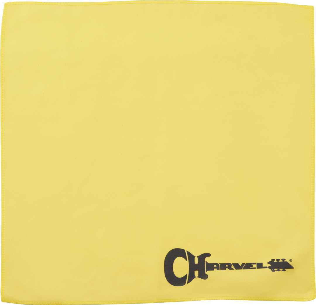 Paño de pulido de microfibra Charvel, amarillo