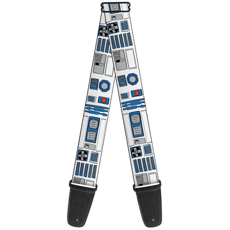 Buckle Down Star Wars R2D2 Guitar Strap - A Strings