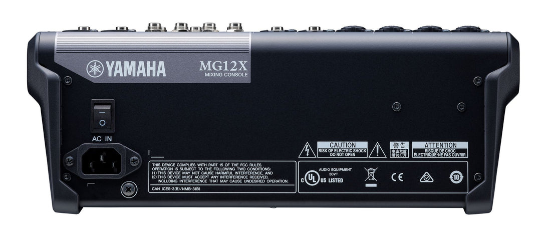 Consola de mezclas de 12 canales Yamaha MG12X