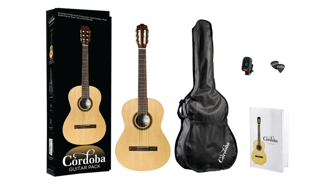 Cordoba CP100 Classical Guitar Pack - A Strings