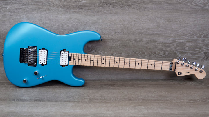 Charvel Pro-Mod San Dimas Style 1 HH FR M, diapasón de arce, azul mate escarchado