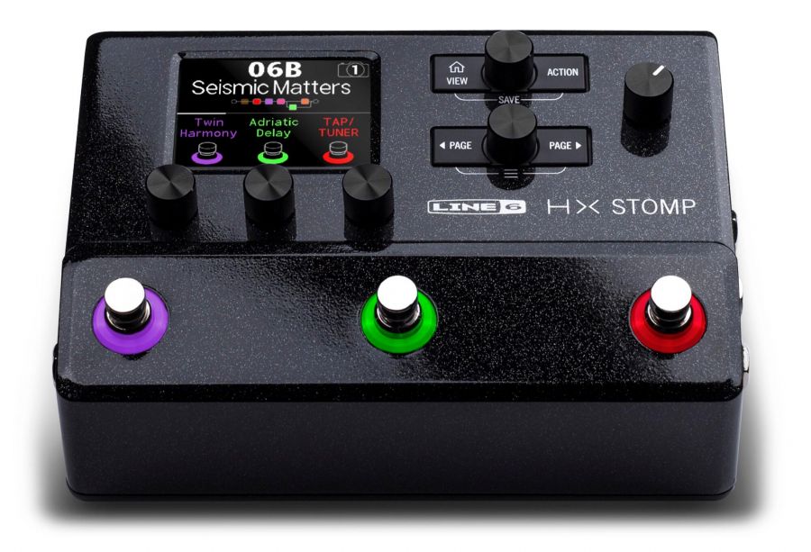 Line 6 Helix HX Stomp Multi Effects Processor & Amp Modeller – A
