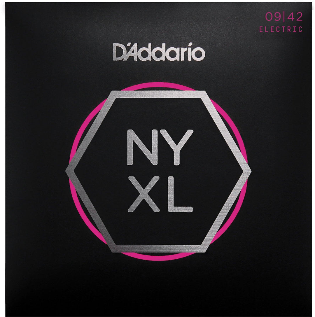 D'Addario NYXL Electric String Set, Nickel, Super Light .009-.042 - A Strings