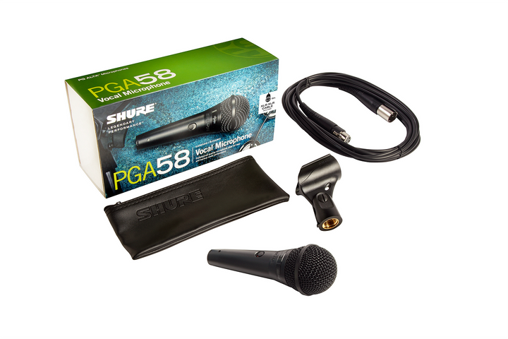 Microphone vocal dynamique cardioïde Shure Alta Series PGA58 avec câble XLR