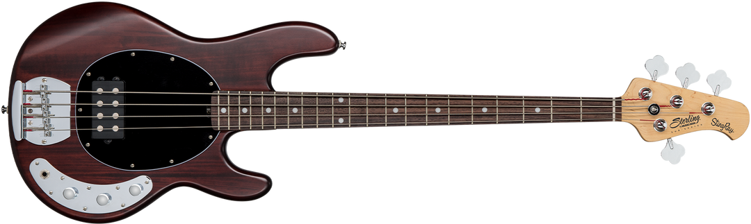 Guitare basse Sterling SUB RAY4, touche en jatoba, noyer satiné