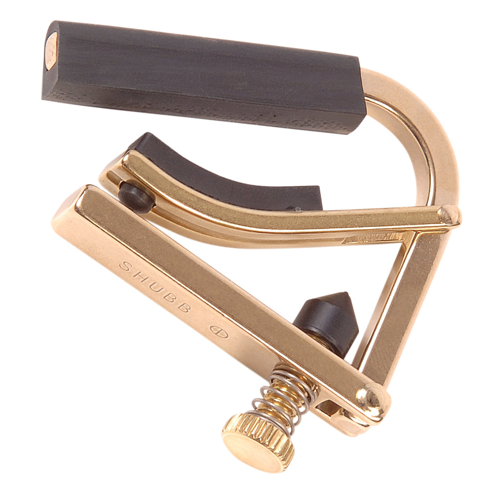 Shubb Original Ukulele Capo, Brass
