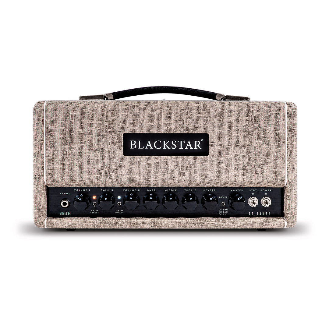 Cabezal de válvula ultraligero Blackstar St. James 50 EL34H, 50 W