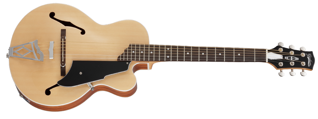 VOX Giulietta Archtop Guitar with Super Capacitor Preamp System, Natural