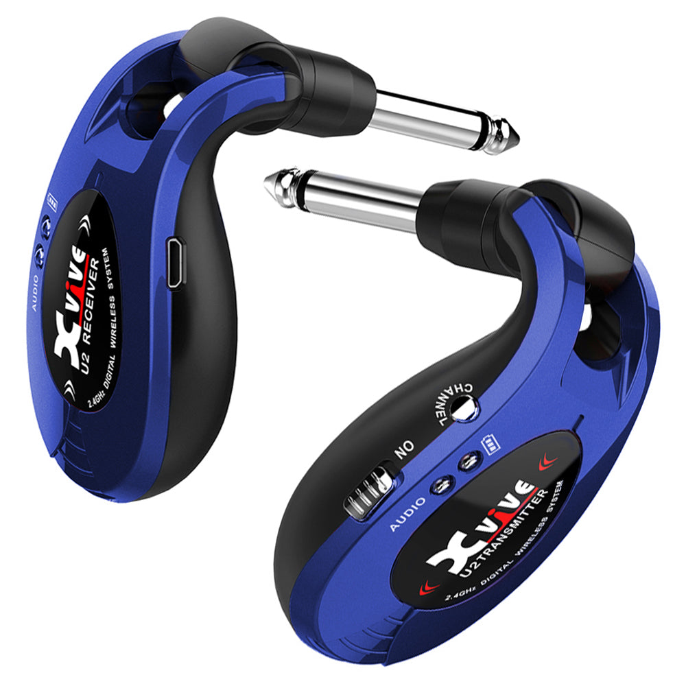 Xvive Wireless Guitar System, Blue