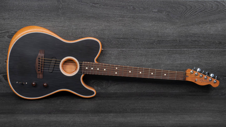 Fender Acoustasonic Player Telecaster, Brushed Black