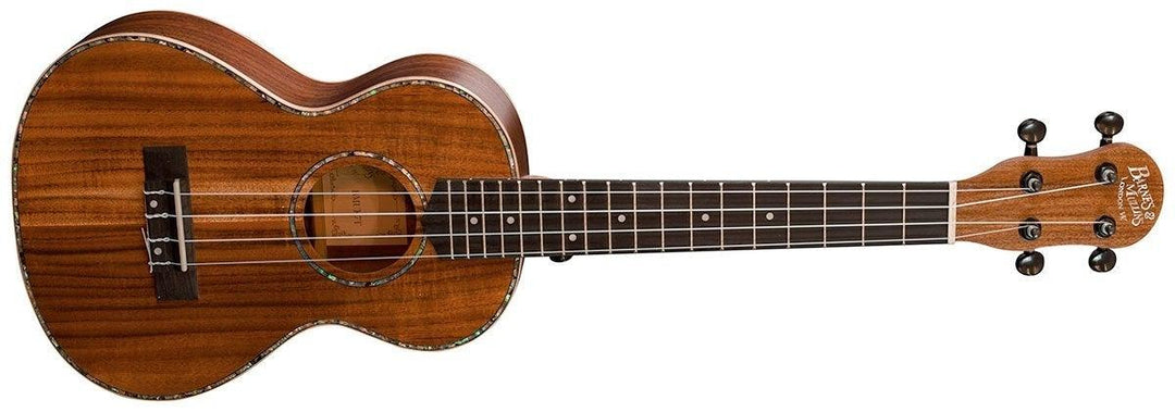 Barnes & Mullins Ukulele Tenor - Koa - A Strings