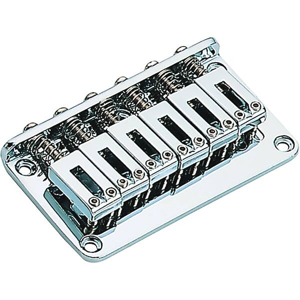 Guitar Man Hardtail String-Thru Bridge, Chrome