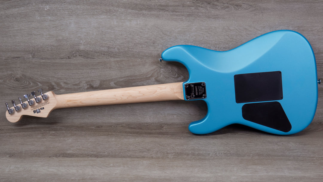 Charvel Pro-Mod San Dimas Style 1 HH FR M, diapasón de arce, azul mate escarchado