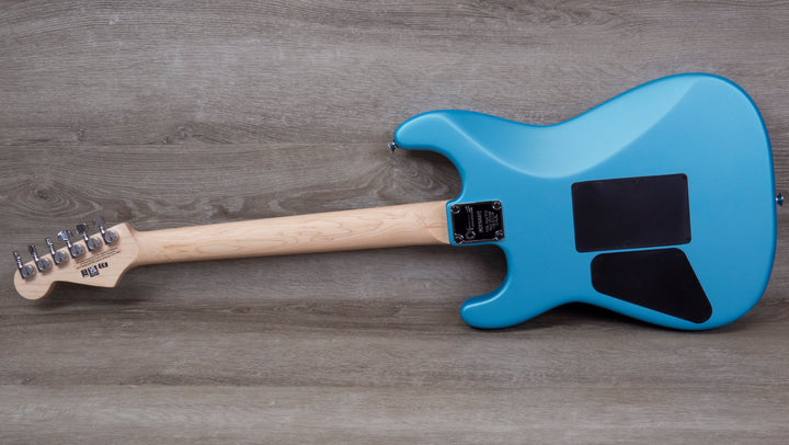 Charvel Pro-Mod San Dimas Style 1 HH FR M, diapasón de arce, azul mate escarchado
