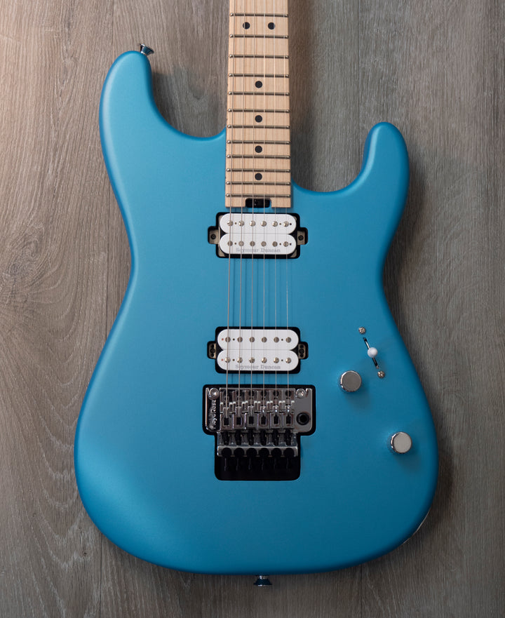 Charvel Pro-Mod San Dimas Style 1 HH FR M, diapasón de arce, azul mate escarchado