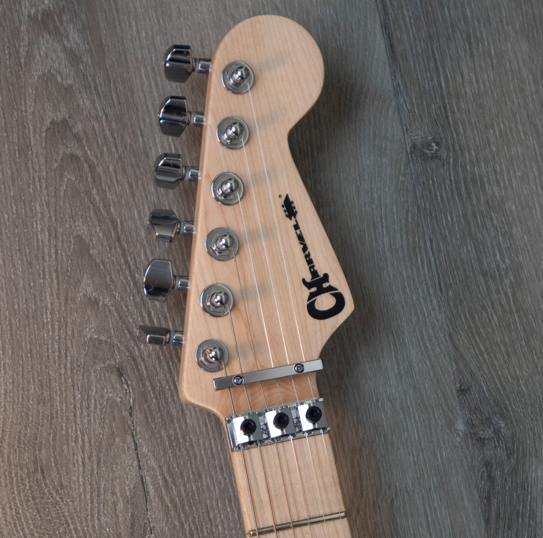 Charvel Pro-Mod San Dimas Style 1 HH FR M, diapasón de arce, azul mate escarchado