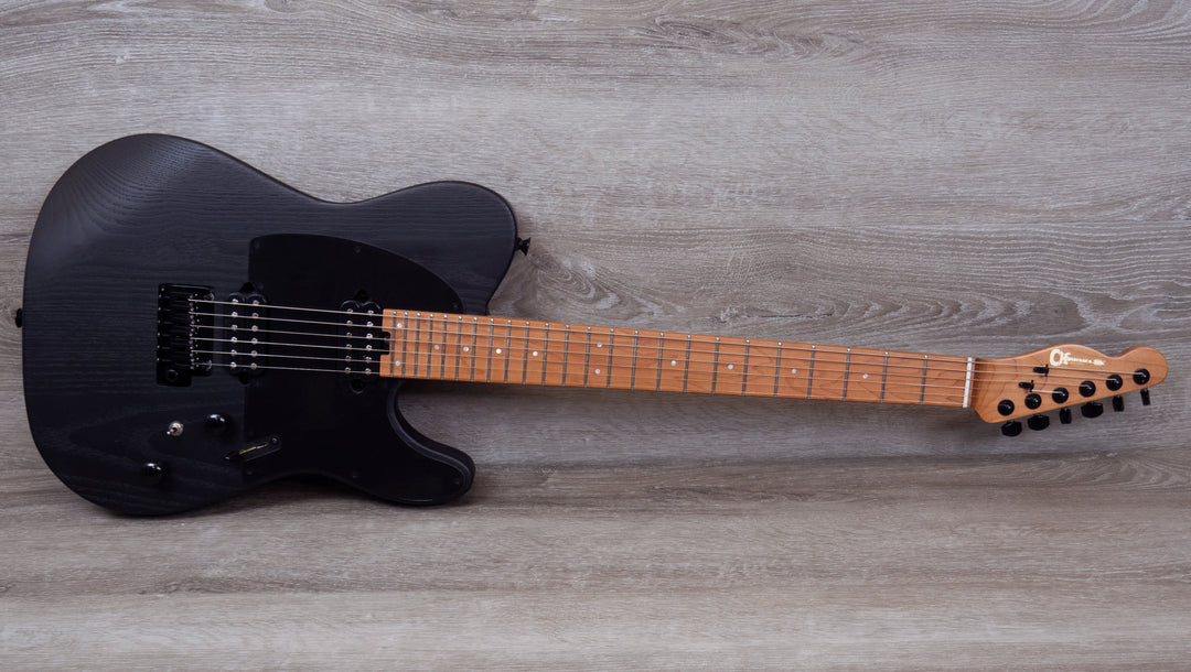 Charvel Pro-Mod So-Cal Style 2 24 HH 2PT CM, diapasón de arce caramelizado, fresno negro