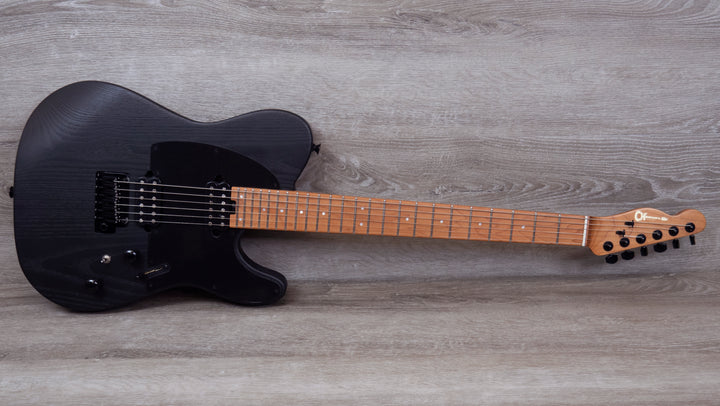 Charvel Pro-Mod So-Cal Style 2 24 HH 2PT CM, diapasón de arce caramelizado, fresno negro