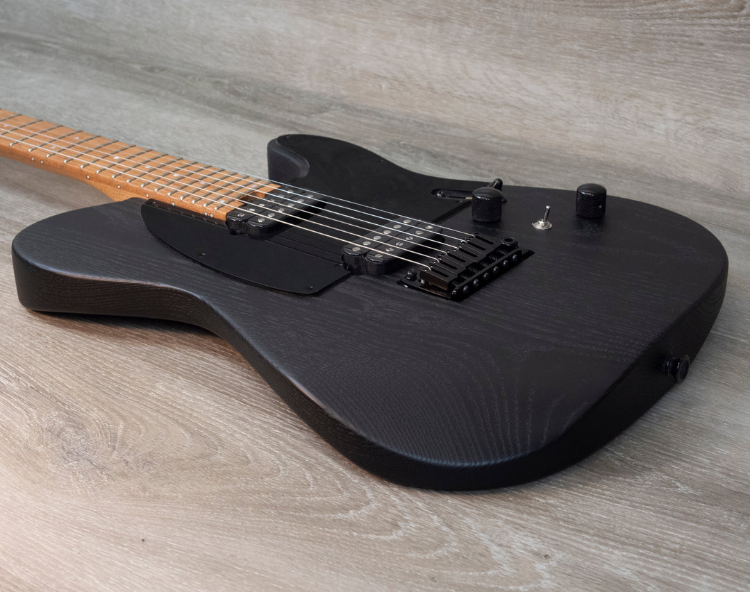 Charvel Pro-Mod So-Cal Style 2 24 HH 2PT CM, diapasón de arce caramelizado, fresno negro