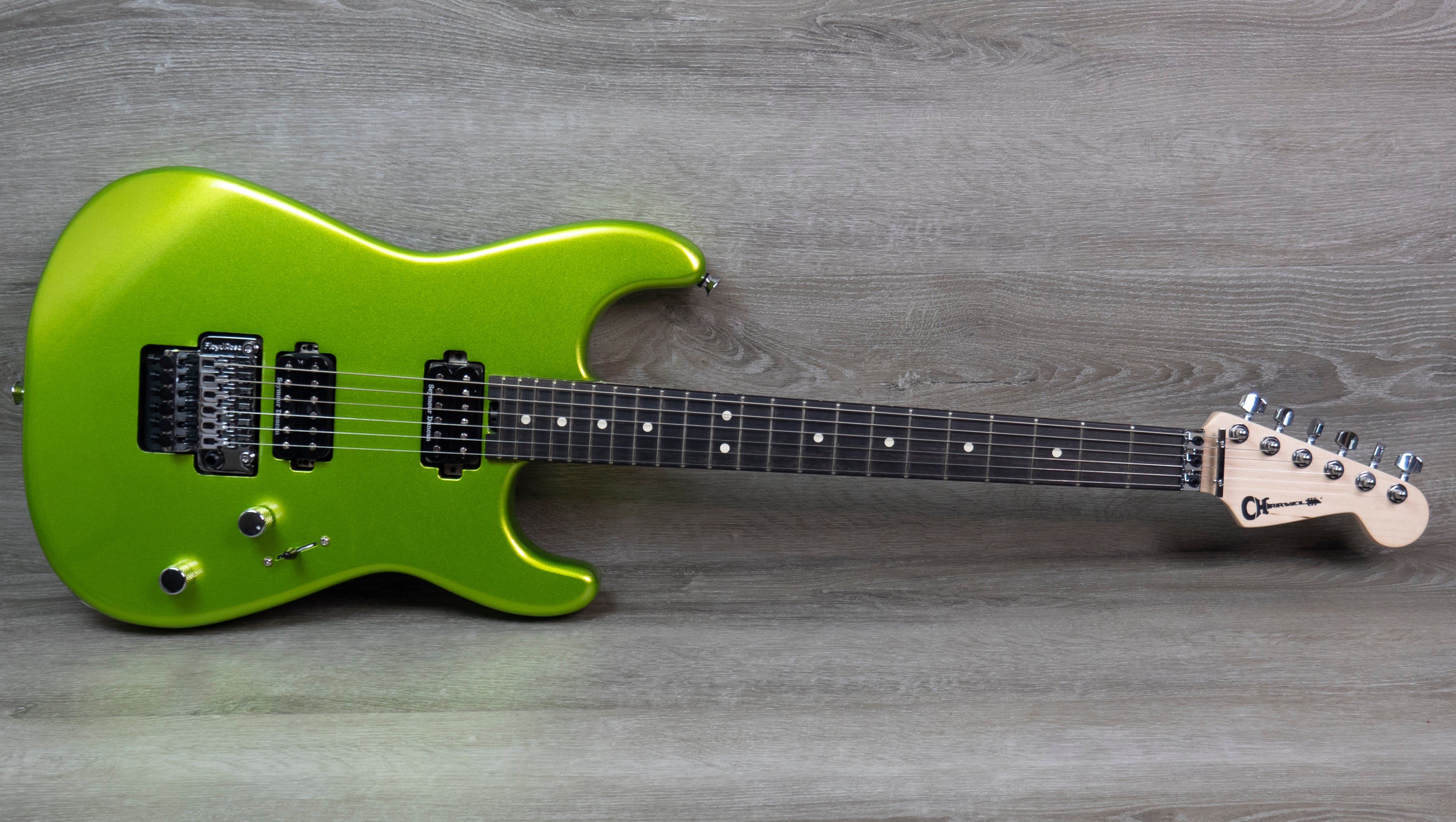 Charvel Pro-Mod San Dimas Style 1 HH FR E, Ebony Fingerboard, Lime
