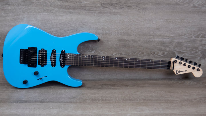Charvel Pro-Mod DK24 HSS FR E, diapasón de ébano, azul infinito