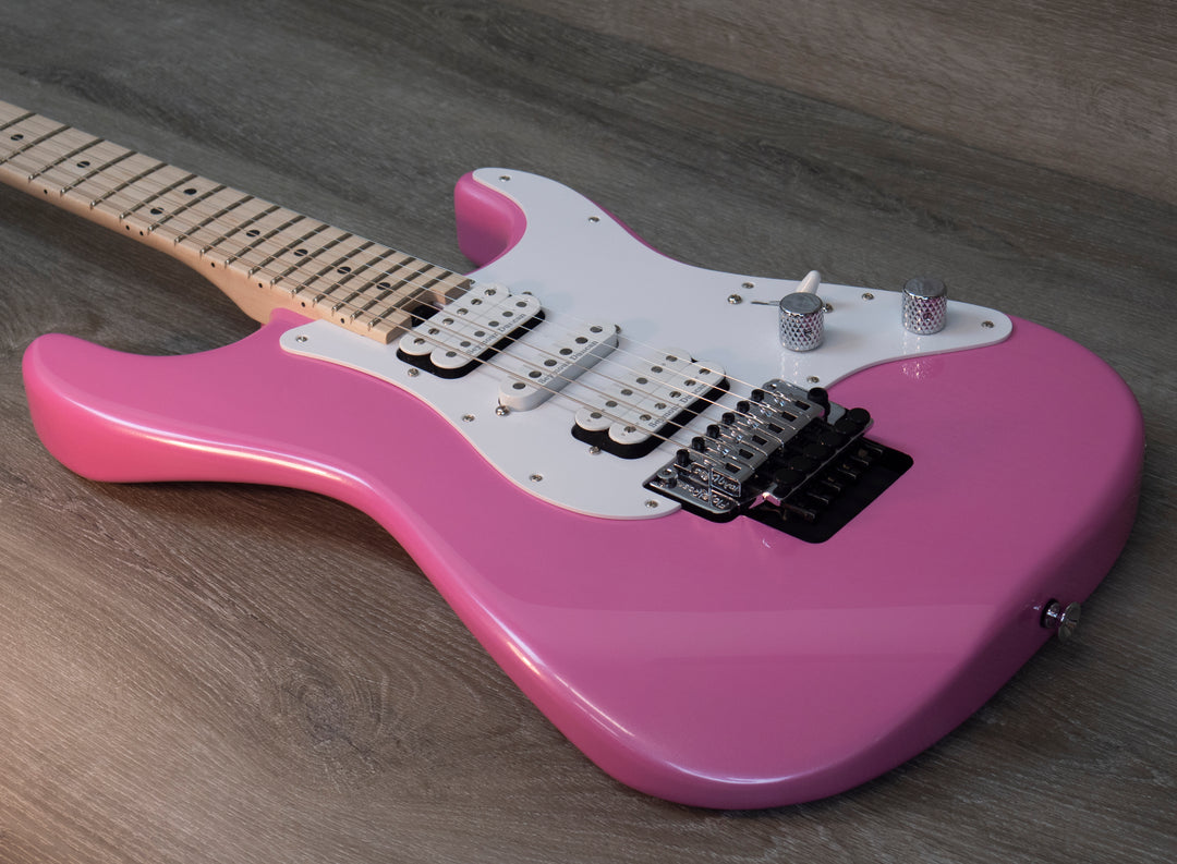 Charvel Pro-Mod So-Cal Style 1 HSH FR M, diapasón de arce, rosa platino