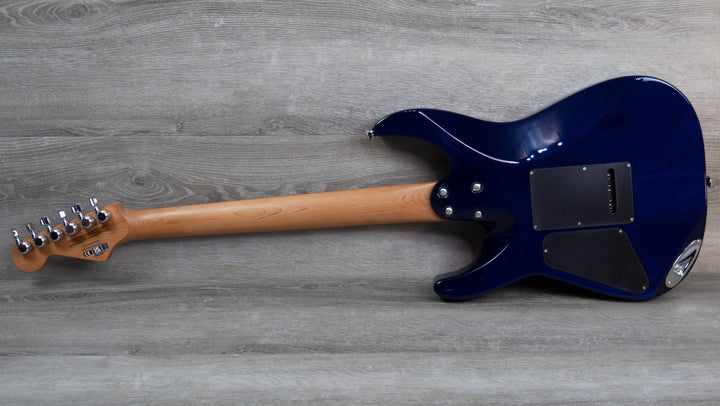 Charvel Pro-Mod DK24 HH 2PT CM, diapasón de arce caramelizado, ráfaga de cloro