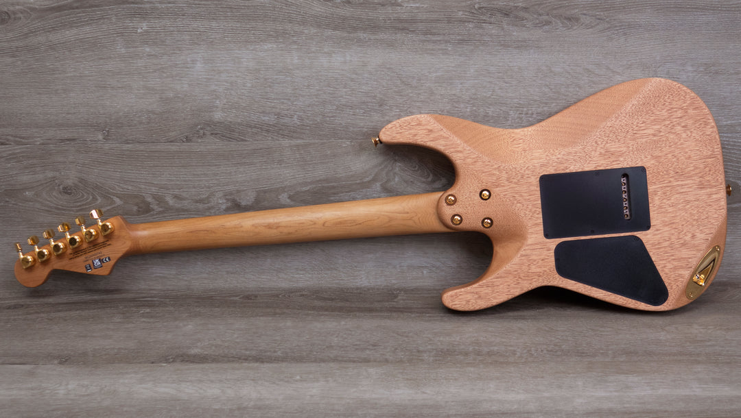 Charvel Pro-Mod DK24 HSH 2PT CM Diapasón de caoba y arce caramelizado, natural