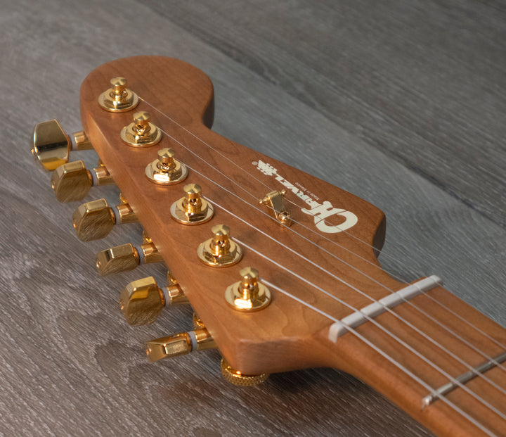 Charvel Pro-Mod DK24 HSH 2PT CM Diapasón de caoba y arce caramelizado, natural