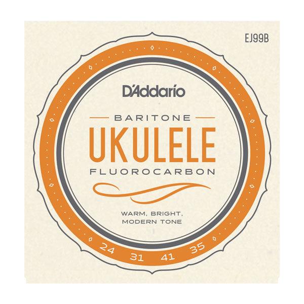 D'Addario Fluorocarbon Ukulele String Set, EJ99B Baritone - A Strings