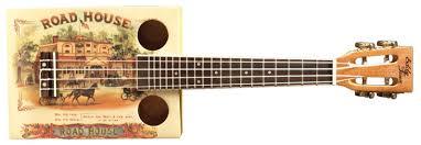 Eddy Finn Cigar Box Ukulele w/ Gig Bag - A Strings