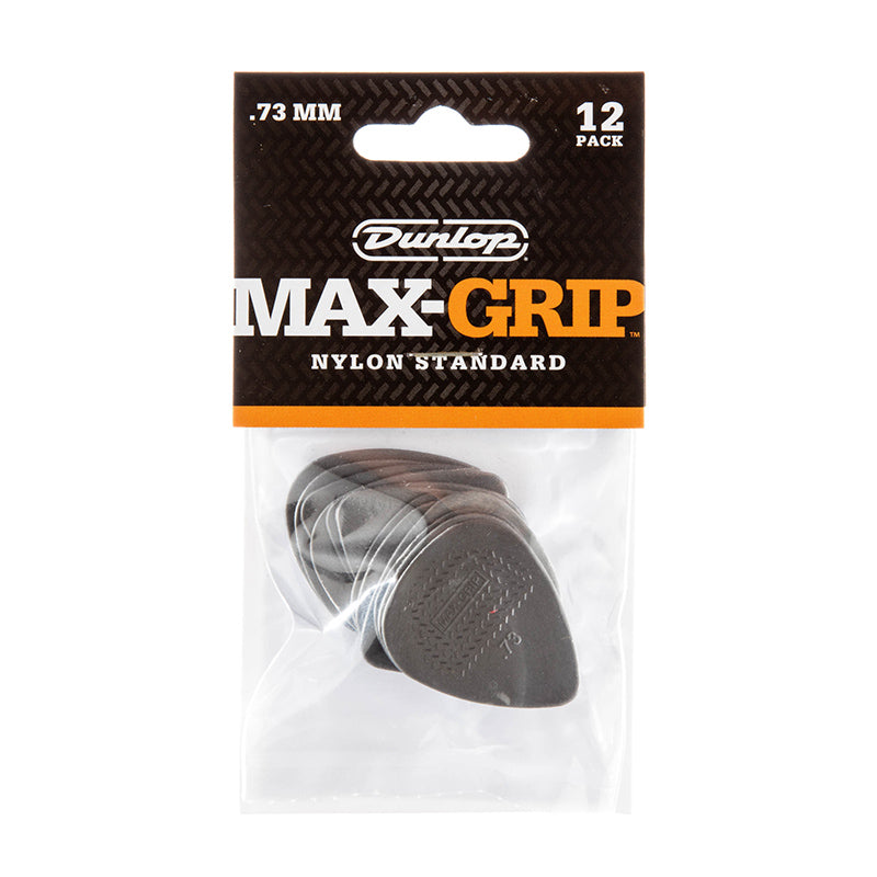 Jim Dunlop Picks Max Grip Nylon, Players Pack 12