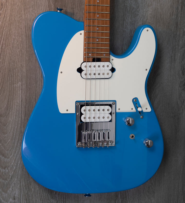 Charvel Pro-Mod So-Cal Style 2 24 HH HT CM, diapasón de arce caramelizado, azul petirrojo