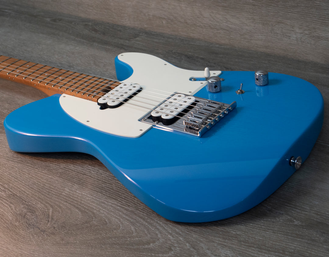 Charvel Pro-Mod So-Cal Style 2 24 HH HT CM, diapasón de arce caramelizado, azul petirrojo