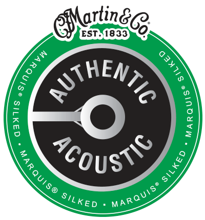 Martin Authentic Acoustic Marquis Silked String Set, Phosphor Bronze, MA530S Extra Light .010-.047
