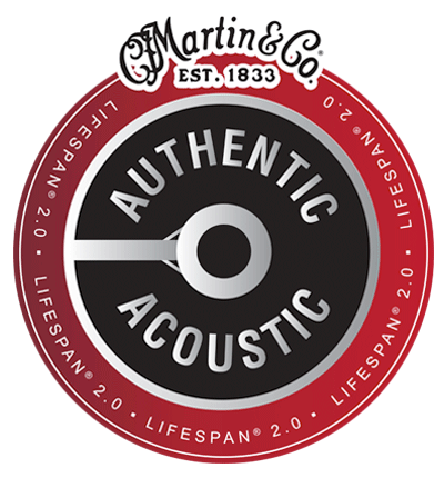 Martin Authentic Acoustic Lifespan 2.0 String Set, Phosphor Bronze, MA530T Extra Light .010-.047