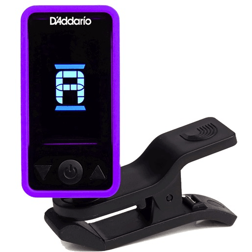 D'Addario Eclipse Clip On Tuner, Purple - A Strings