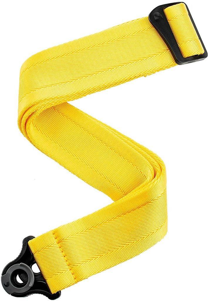 D’Addario Auto Lock Guitar Strap, Mellow Yellow - A Strings