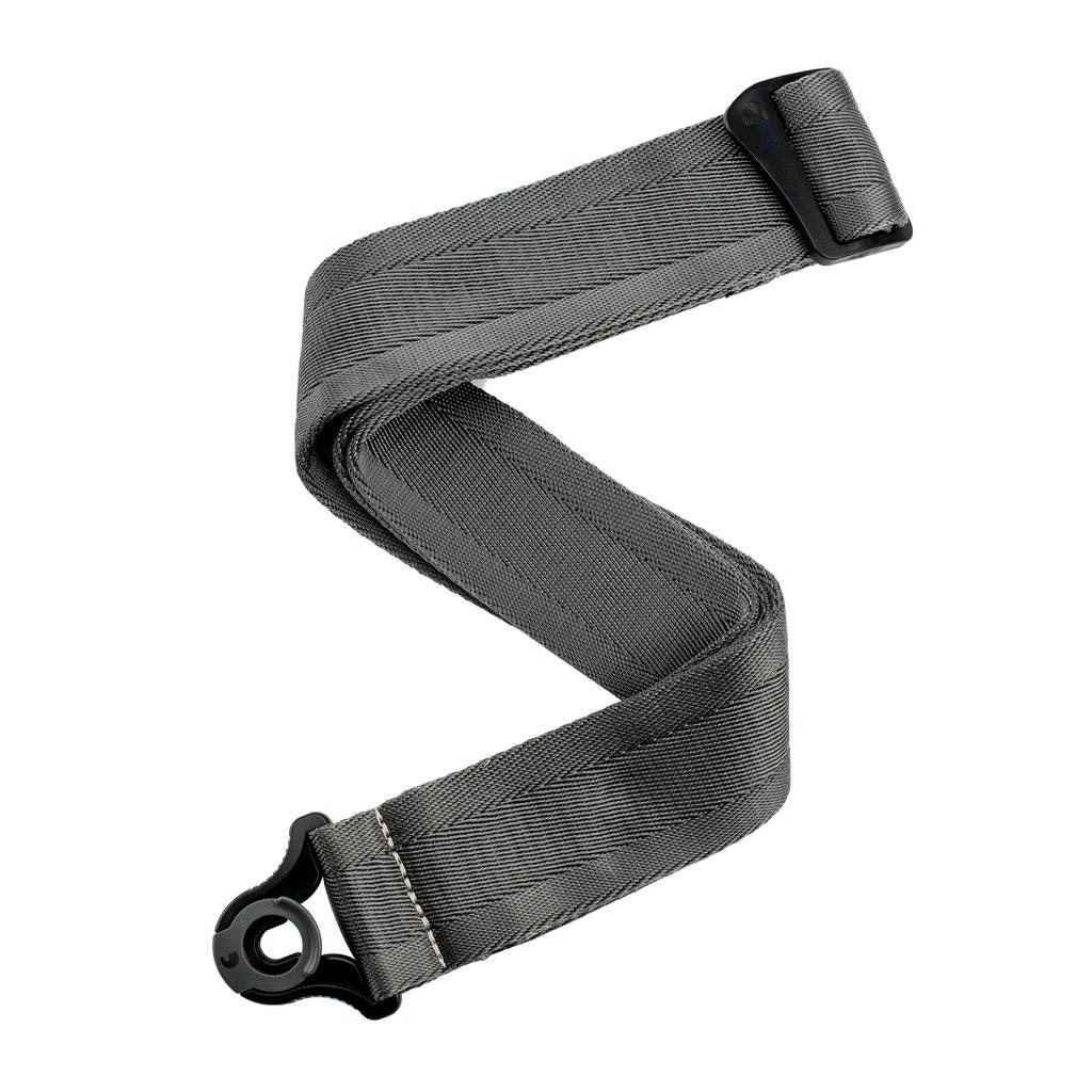D’Addario Auto Lock Guitar Strap, Metal Grey - A Strings