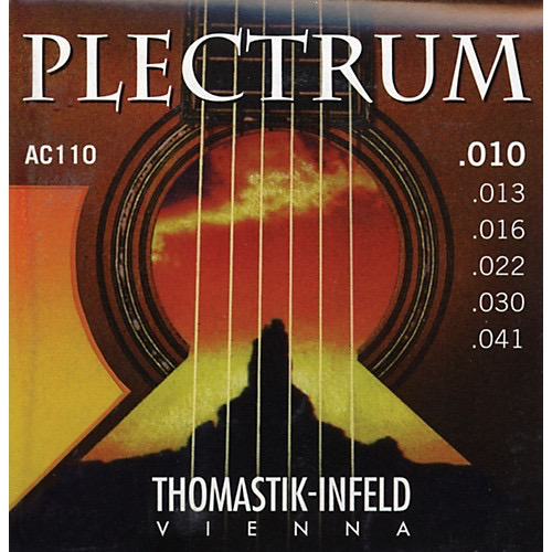 Juego de cuerdas de púas Thomastik, seda y acero, 0,010-0,041