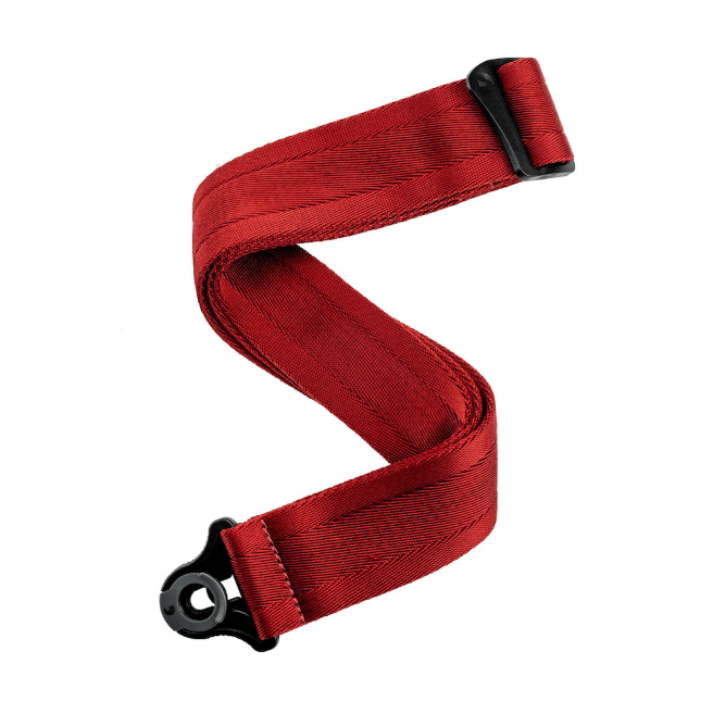 D’Addario Auto Lock Guitar Strap, Blood Red - A Strings